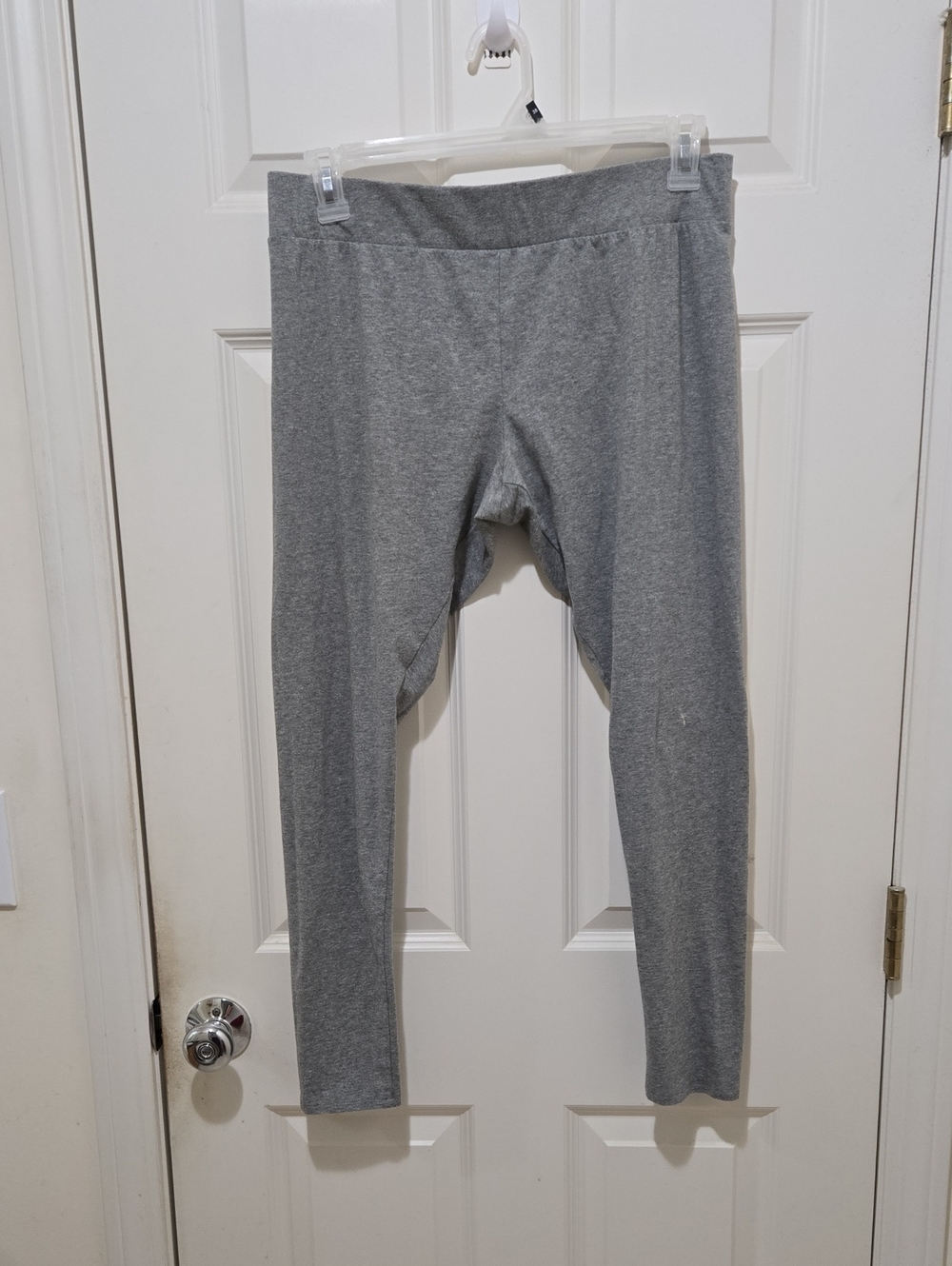 WOMENS Gray Stretch Leggings - Comfortable Everyday Bottoms